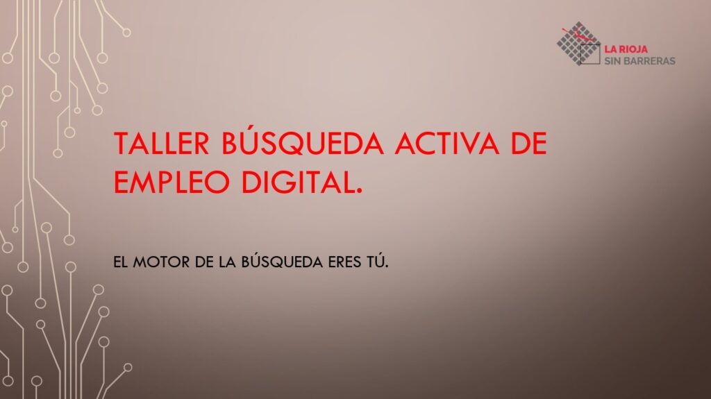Portada de la presentación del curso