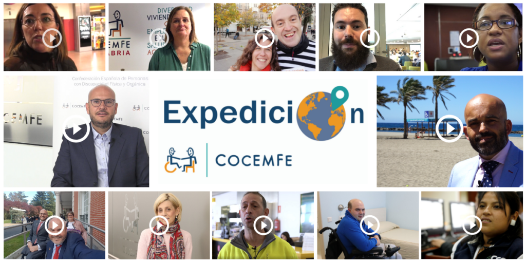 Fotografias de diferentes personas aportando un testimonio