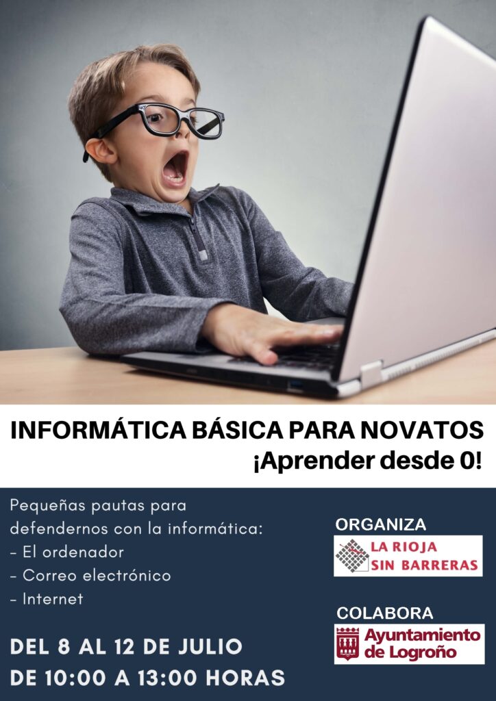 Cartel curso de Informática Básica