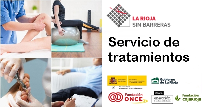 Servicio de tratamientos de La Rioja Sin Barreras
