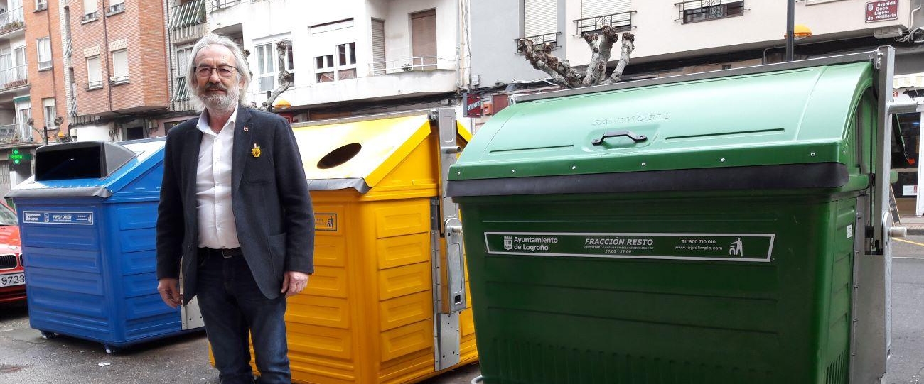 Logroño repartirá cubos a los vecinos del centro para la basura orgánica