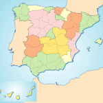 mapa de España por provincias