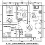 Plano vivienda accesible
