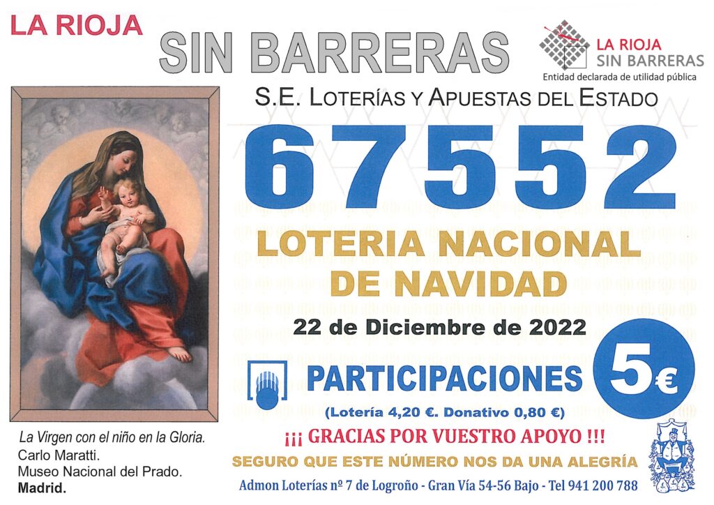 Lotería 2022 nº67552