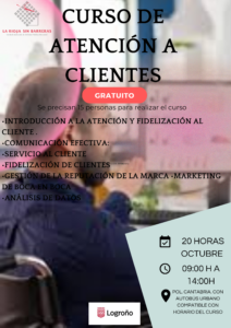 Curso formación de atención al cliente