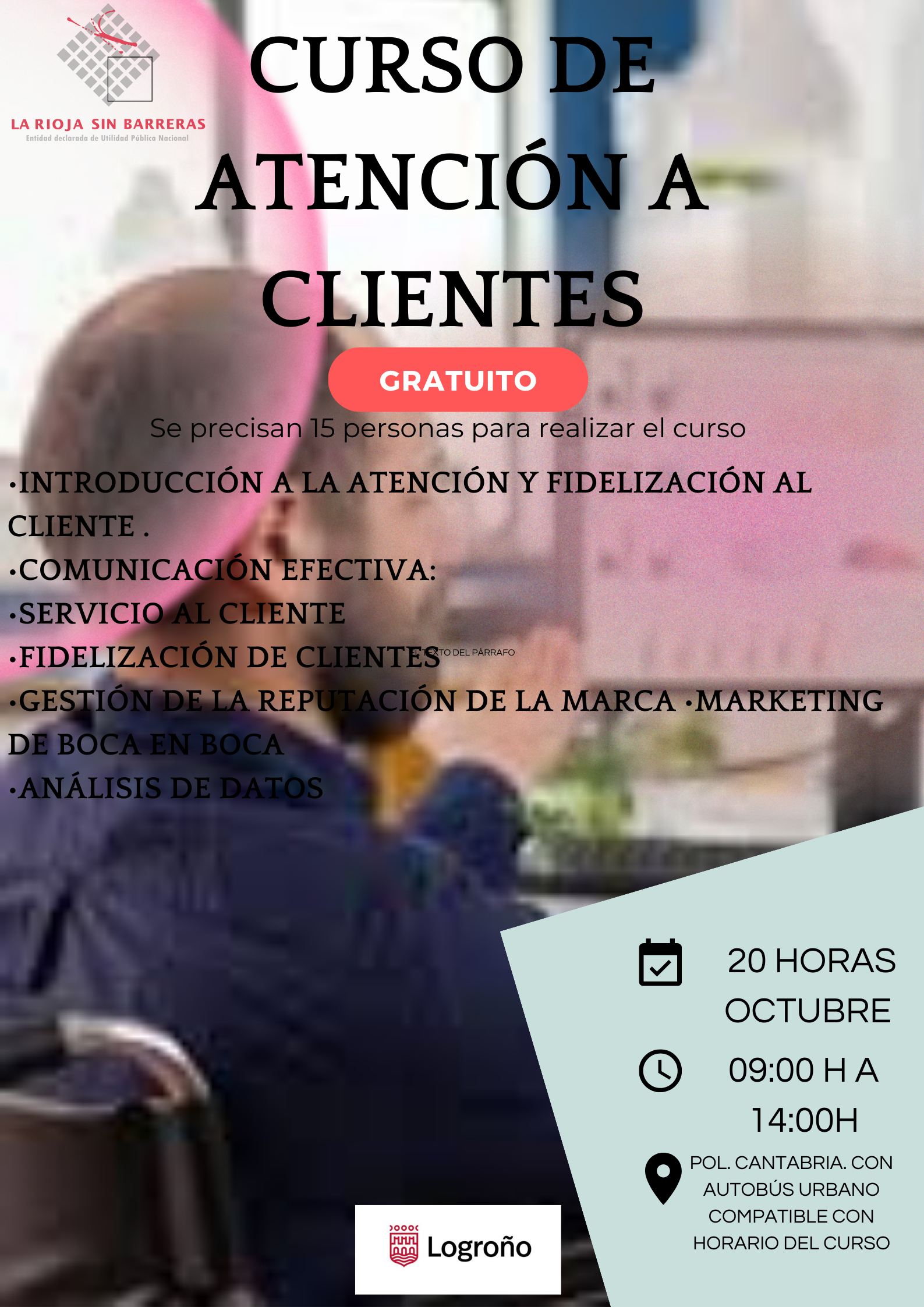 Curso formación de atención al cliente