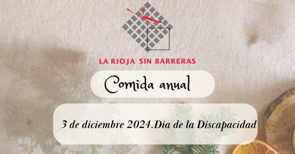 Comida anual La Rioja sin Barreras