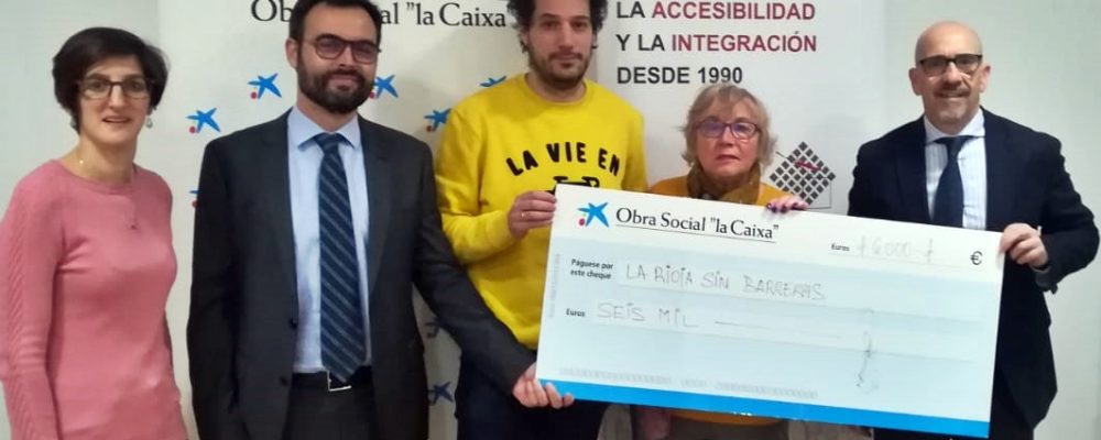 CaixaBank promueve la accesibilidad a través de su colaboración con la Oficina Técnica de La Rioja sin Barreras