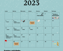 Calendario de Actividades de Diciembre