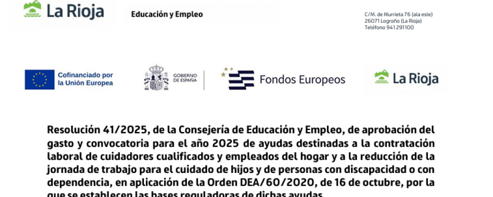 Ayudas para el Cuidado Familiar: Abierta la Convocatoria 2025