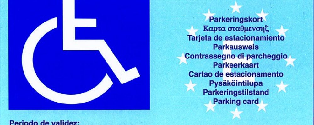 Detenido Por falsificar la tarjeta de estacionamiento para personas con movilidad reducida